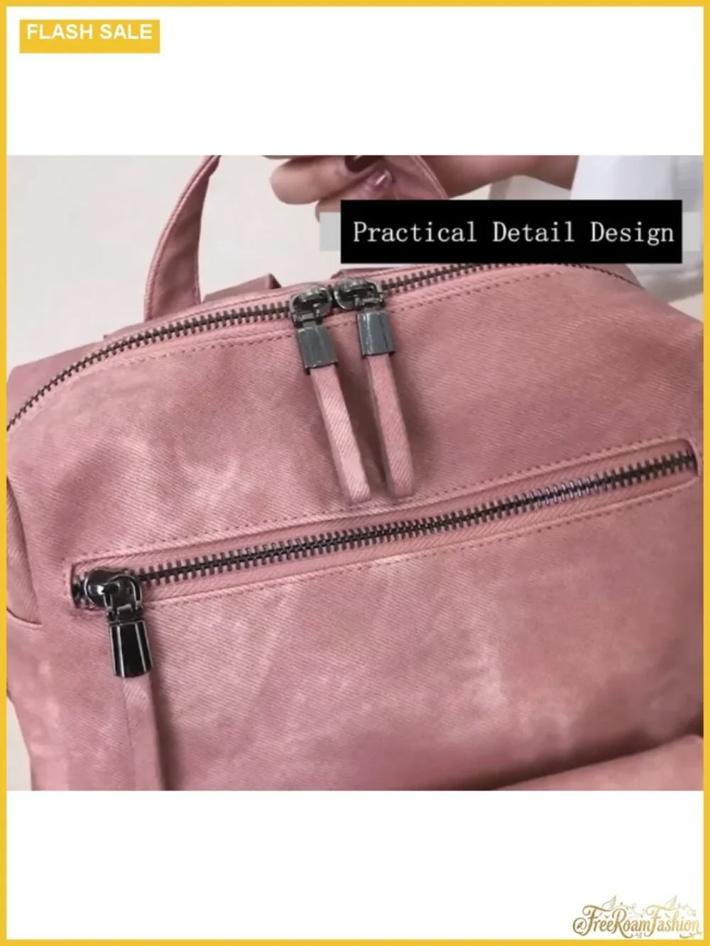 Small Leather Women Backpack Purse Anti-theft Convertible